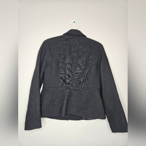 Talbots Women's Black Button Lined Collar  Jacket. Size 6p - Picture 4 of 10